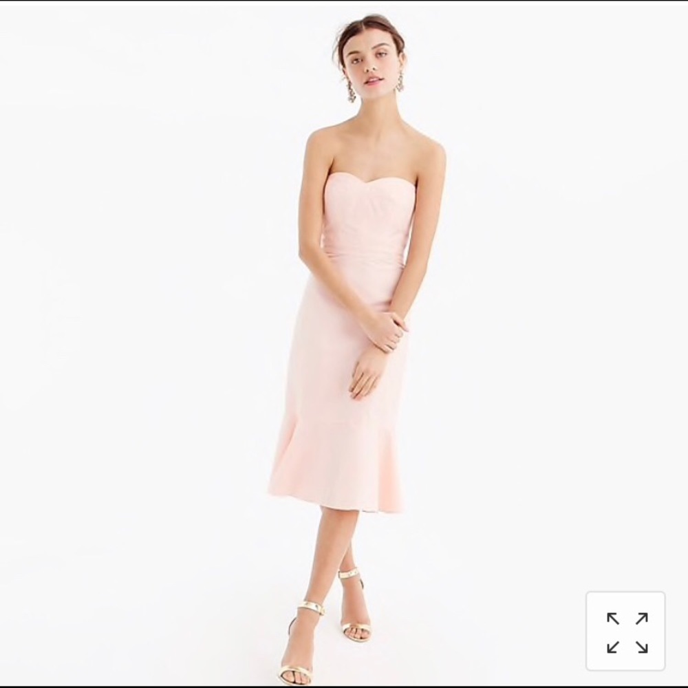 LOVELY JCREW BLUSH PINK DRESS